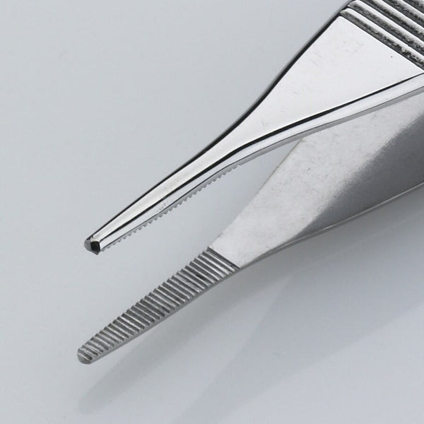 thumbnail image 2 of DDP Dressing Thumb Forceps – 12 Inch Stainless Steel – Serrated Tip 3.5cm – Dental & Medical Tweezer 2 of 5