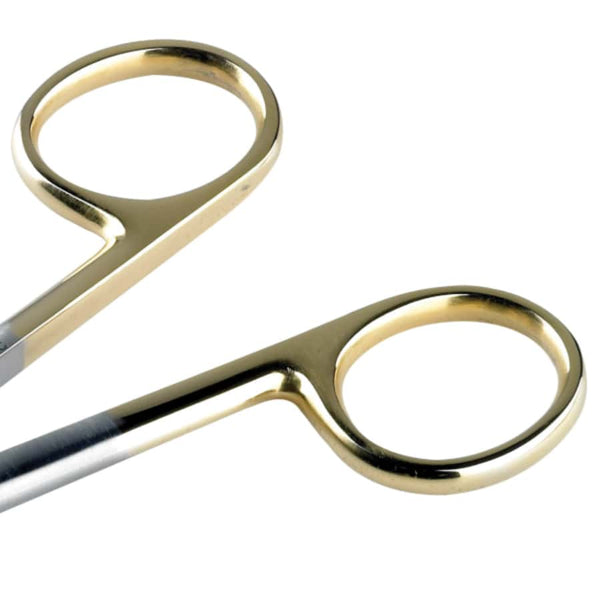 Tungsten Carbide Dressing Scissors - Blunt/Sharp Straight - 15cm