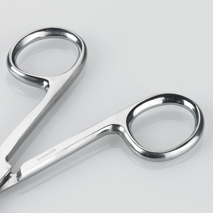 Hemostat Clamps Medical Scissors Set (3-Piece) - Bandage, Stitch ...