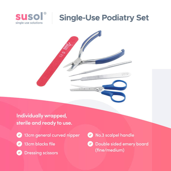 susol Single Use Podiatry Set – Bailey Instruments