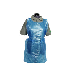 DISPOSABLE POLYTHENE APRONS ON A ROLL BLUE 200 PK